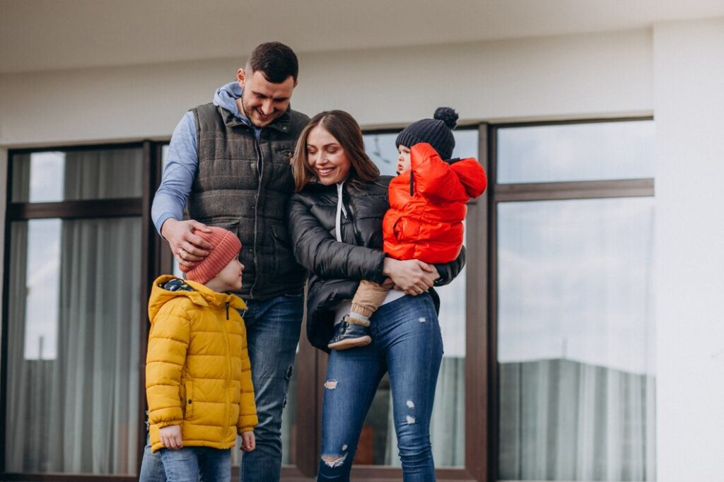 Young Family with childrens